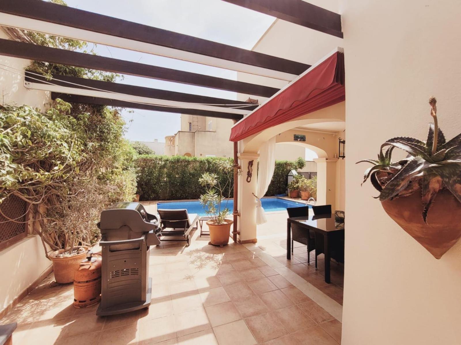 Ferienhaus Casa Yelmo Cala Mandia  ภายนอก รูปภาพ
